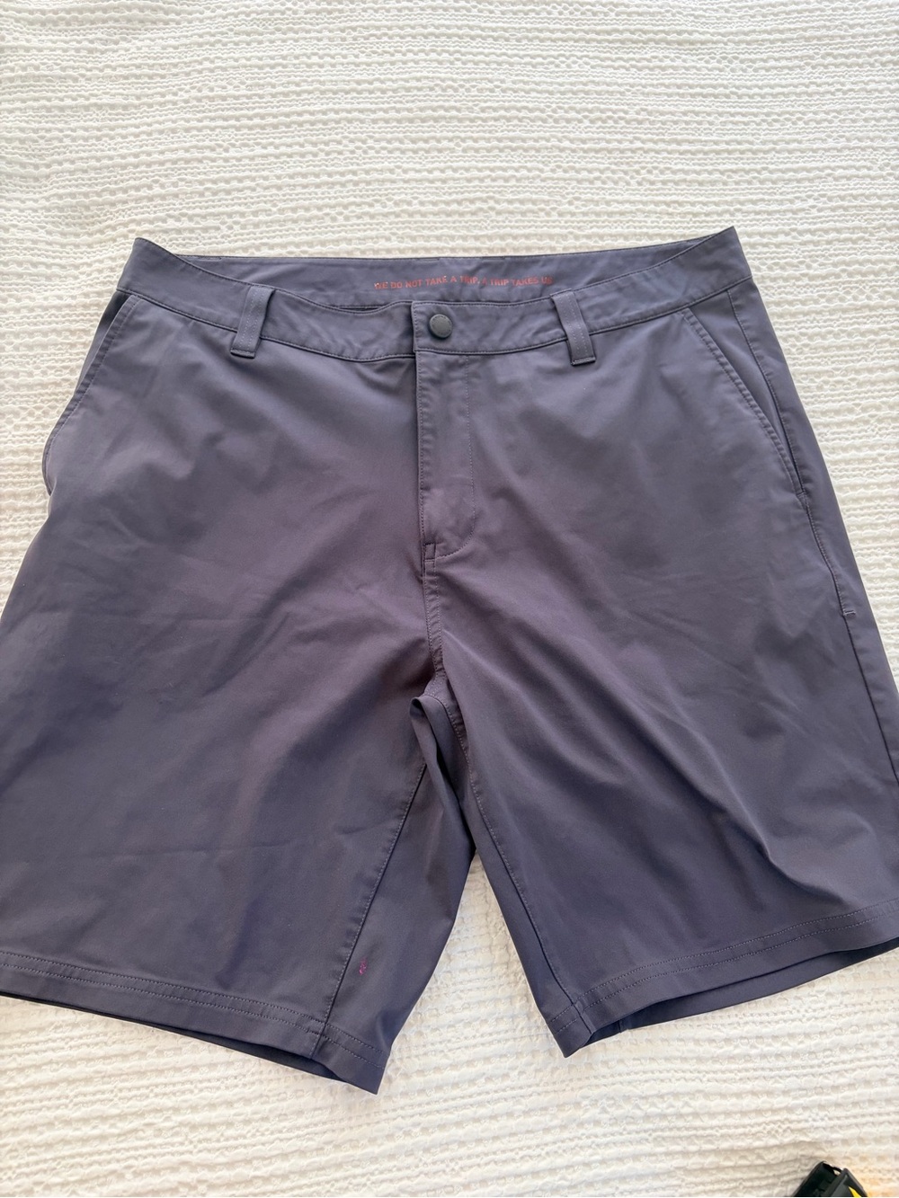 Rhone Commuter Shorts - 9 inch inseam, 35 inch waist - Iron